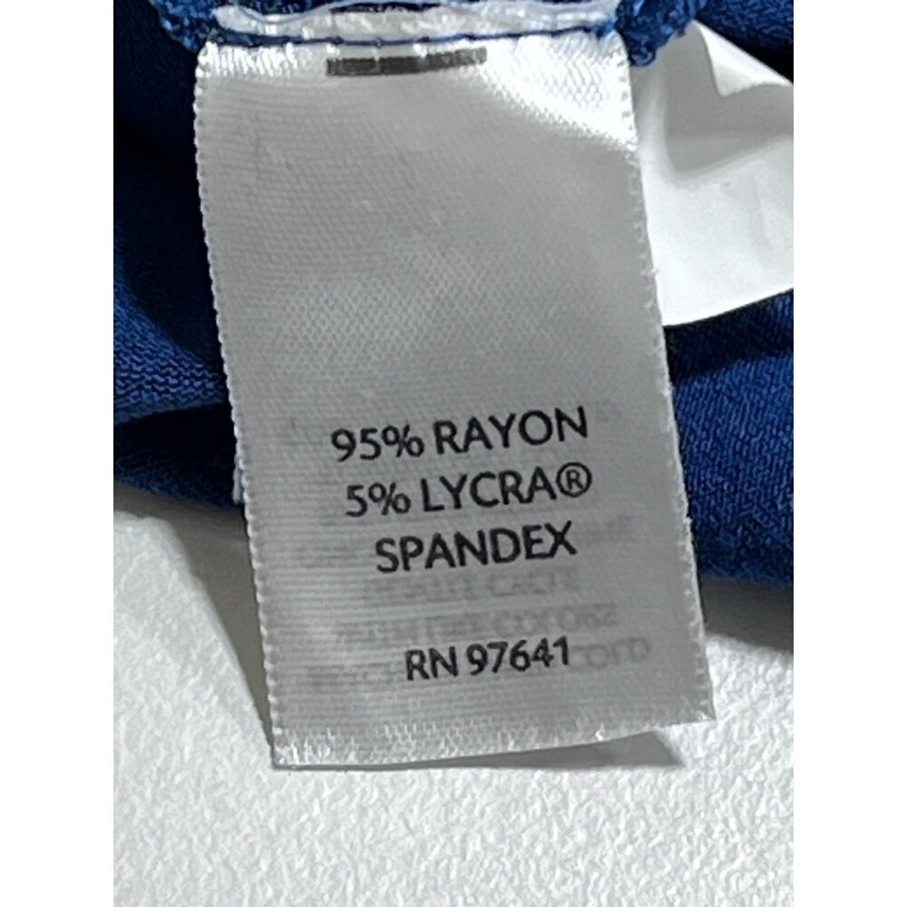 J Jill Women's Dress Maxi Sleeveless Sundress Stretch Blue Plus 2X Cottagecore - Picture 5 of 7